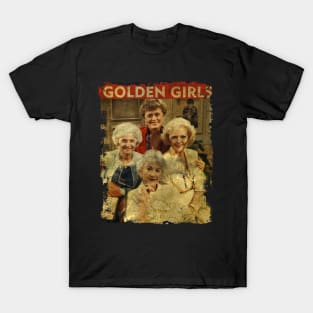 TEXTURE ART-Golden Girls - RETRO STYLE T-Shirt